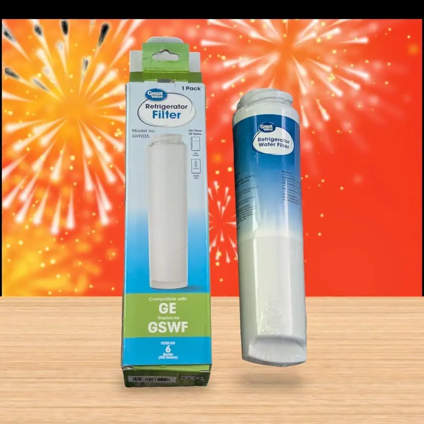 Great Value Refrigerator Replacement Water Filter GE GSWF Kenmore 46-9914 GVF035