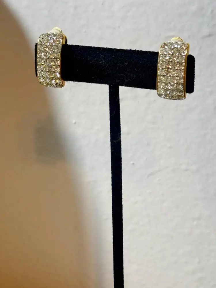 Vintage Givenchy Clip On Earrings 1”