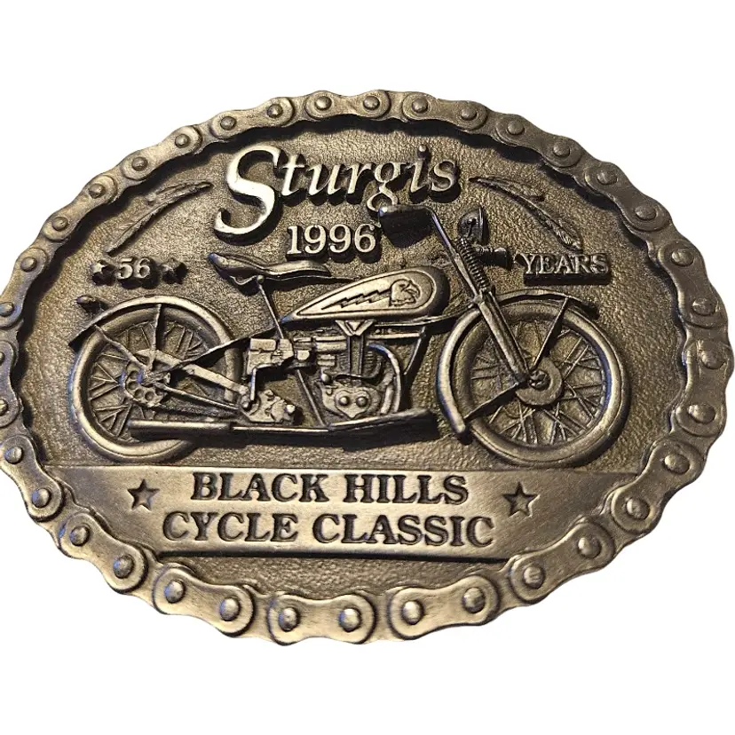 Sturgis 1996 Black Hills Cycle Classic Belt Buckle