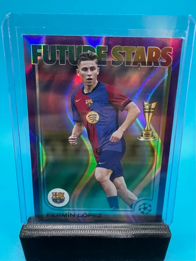 Fermin Lopez UEFA Club Competitions Purple Flowfractor Rookie Cup Barcelona