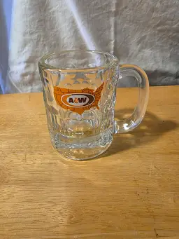 Vintage A&W Root Beer Glass Mug