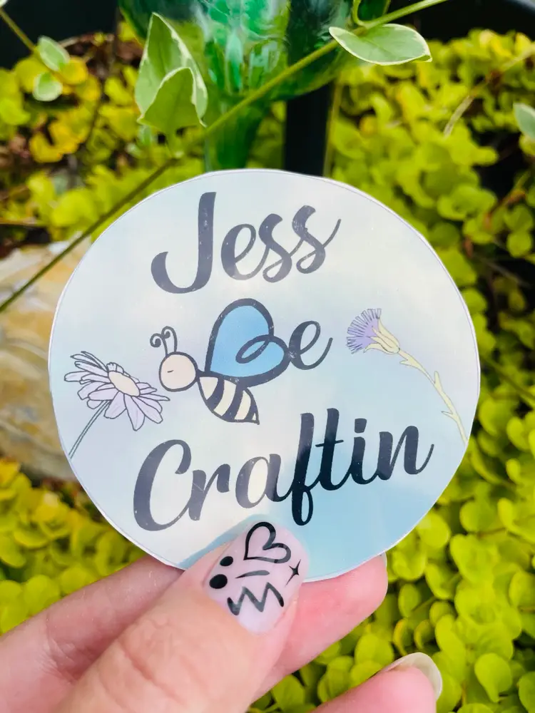 🌸 Brand sticker for Jess B Craftin