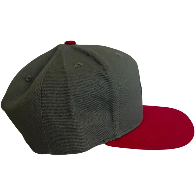 Indestructible MFG Until Forever Flat Brim Green & Red Snapback Tattoos Forever