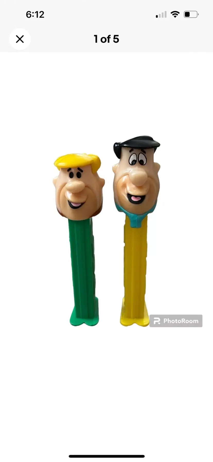 Vintage Lot Pez Dispensers Fred Flintstone Barney Rubble