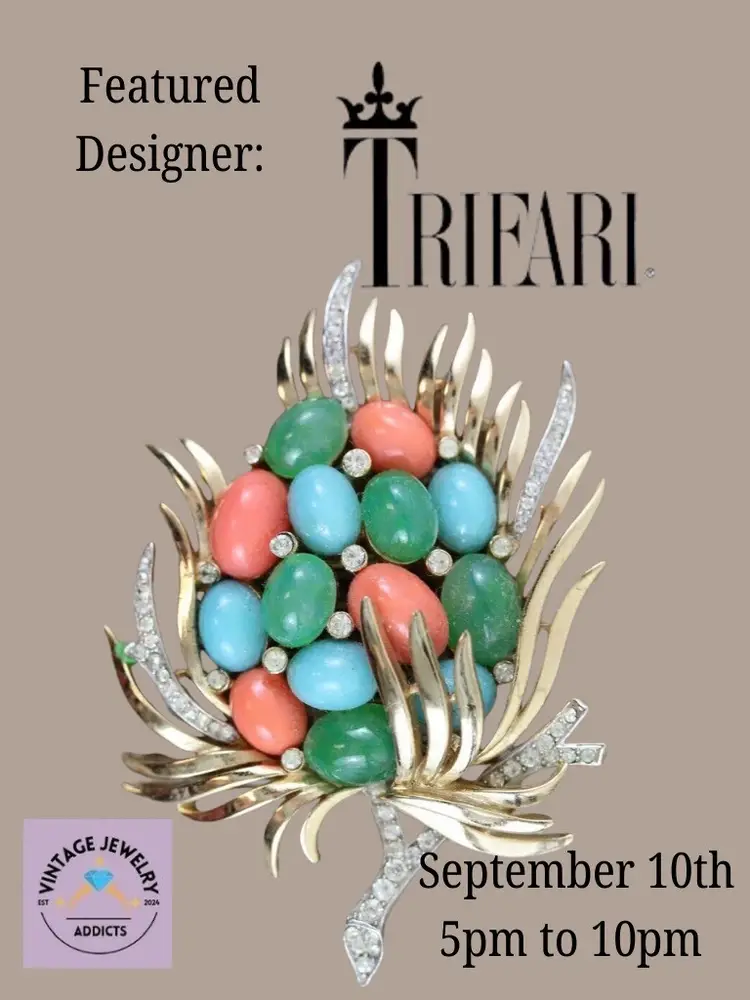 Featured Designer Trifari Train - JanetLovesToShop 