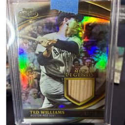 Ted Williams Gold Label Bat Relic /25