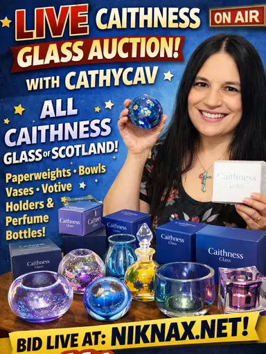 CAITHNESS GLASS SHOW! Incl. VERY RARE PAPERWEIGHTS!!
