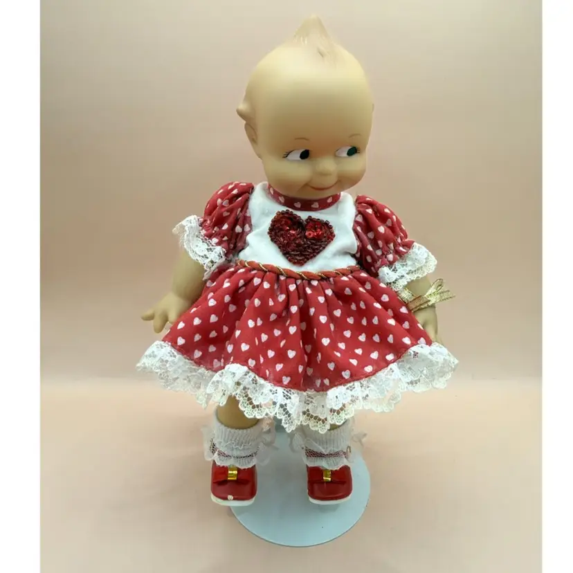 Effanbee 1985 Adorable Valentine Kewpie Doll 8”