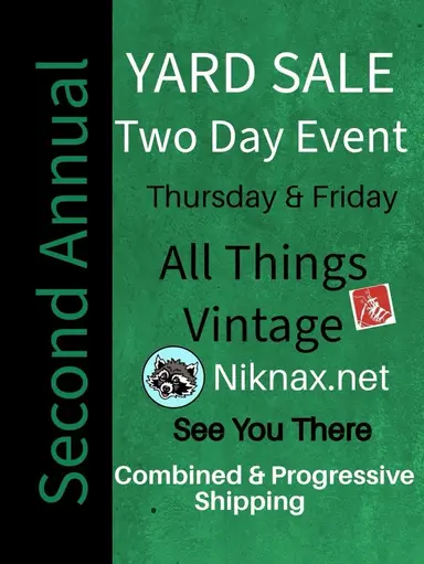 Day Two~2nd Annual Yard Sale with All Things Vintage