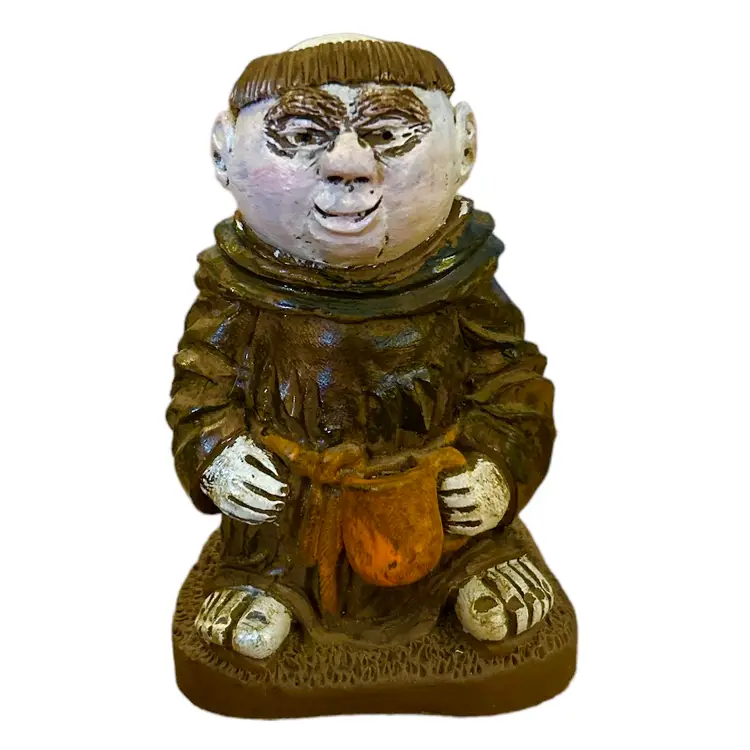 Resin Monk Figurine