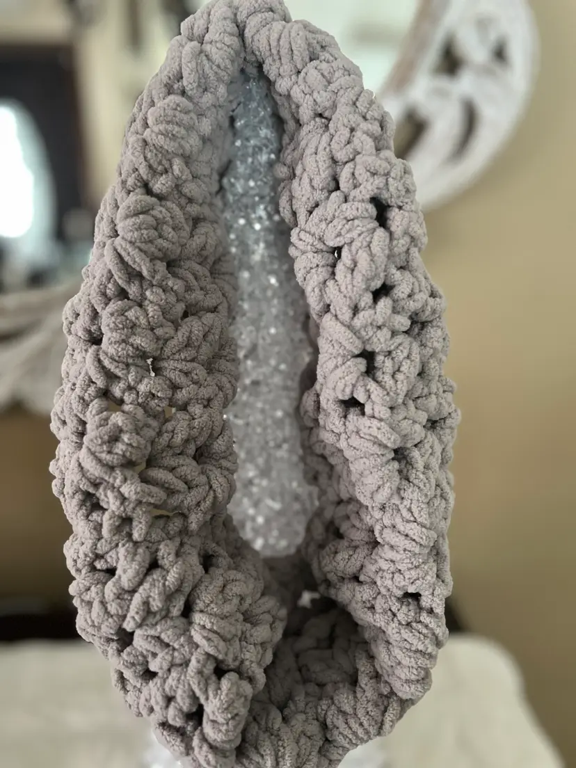Gray Chunky Cowl