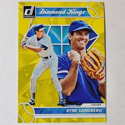 Ryne Sandberg Donruss Yellow Flood Diamond Kings 23