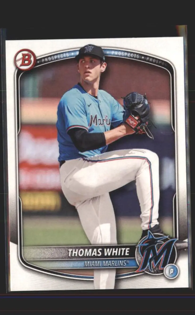 2025 Bowman Draft #BD-26 Thomas White - (137) - Miami Marlins