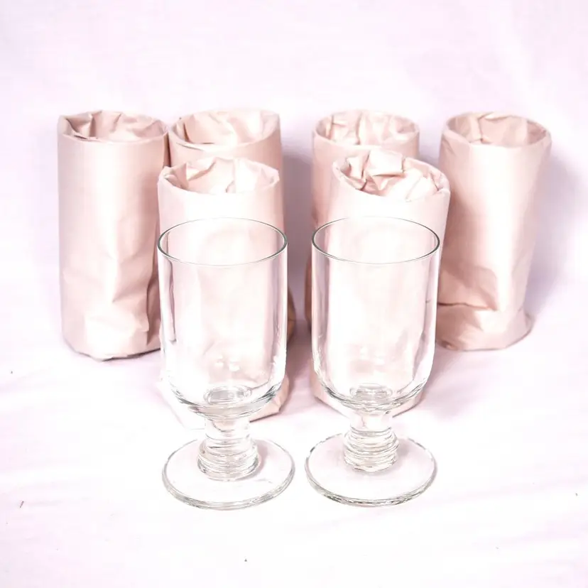 Glass Goblet Ice Tea Glasses Set of 8