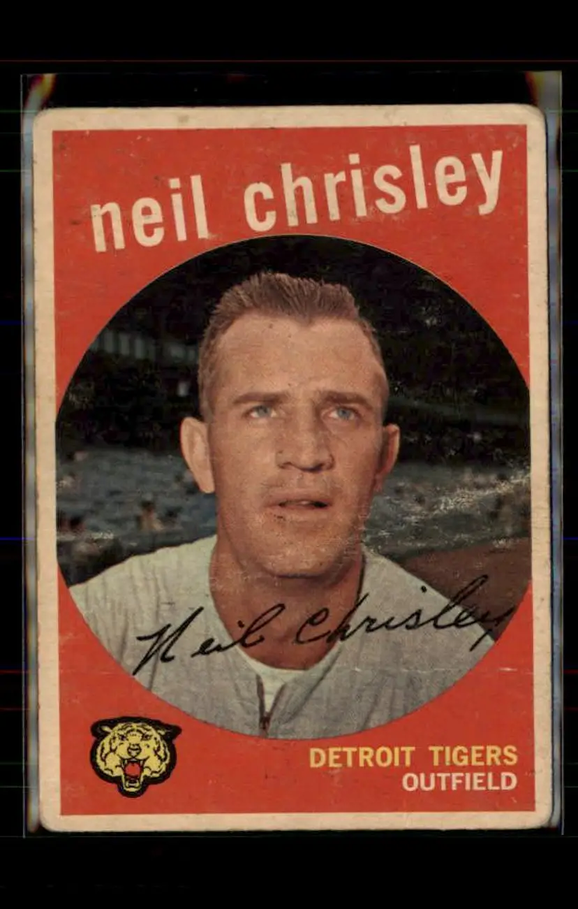 1959 Topps #189 Neil Chrisley - (pk4) - Detroit Tigers