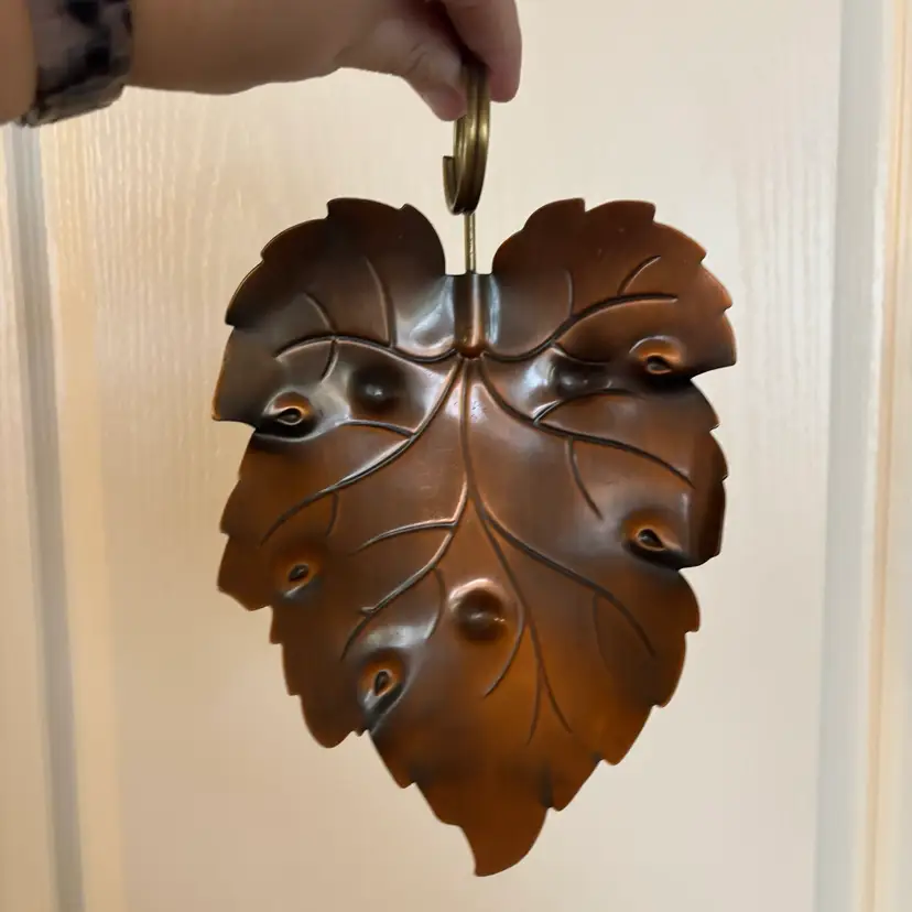 Vintage Coppercraft Guild Copper Leaf Tray