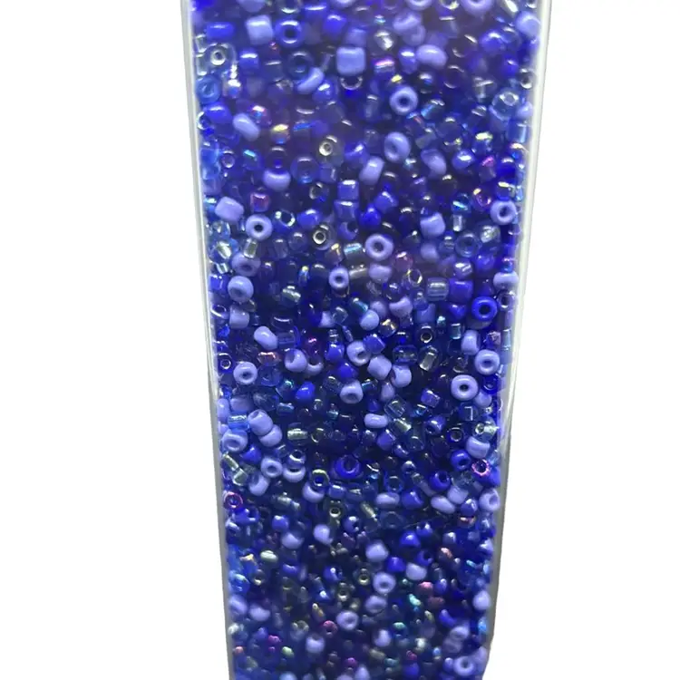 Sapphire Multi Bead Treasures 12/0 Glass Seed Bead Mixes