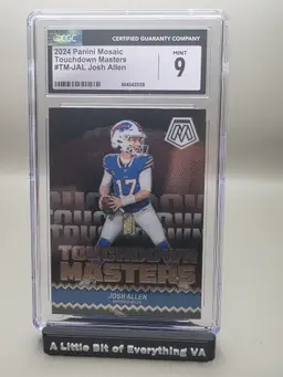 Josh Allen 2024 Panini Mosaic Touchdown Masters #TMJAL MINT 9 Insert