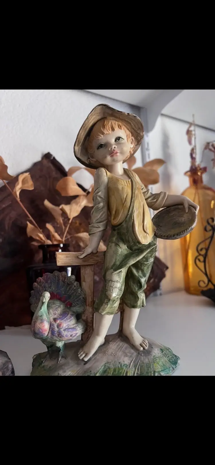 Capo di monte Naples Italy Marked Italy & Stamped M25 On The Bottom