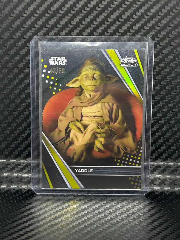 2024 Topps Chrome Black Star Wars Yaddle /50
