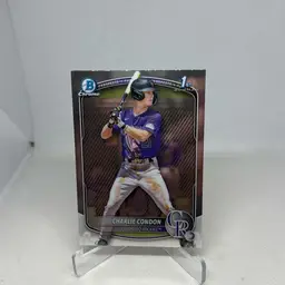 2025 Bowman Charlie Condon 1st Bowman Chrome Colorado Rockies