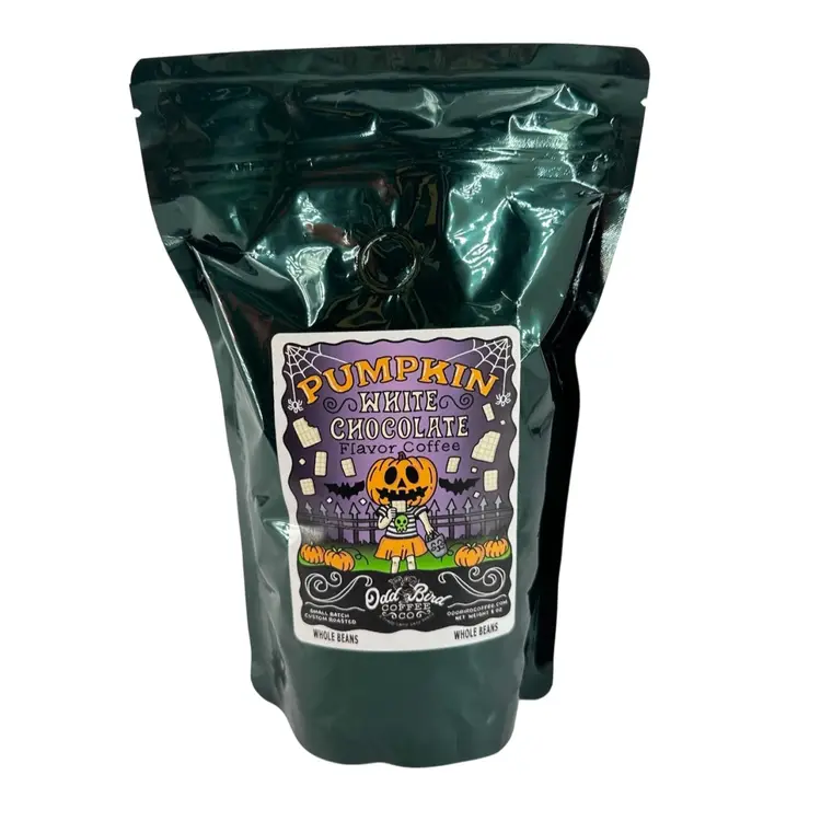 WHOLE BEAN Pumpkin White Chocolate Odd Bird Coffee Co. 8oz Bag