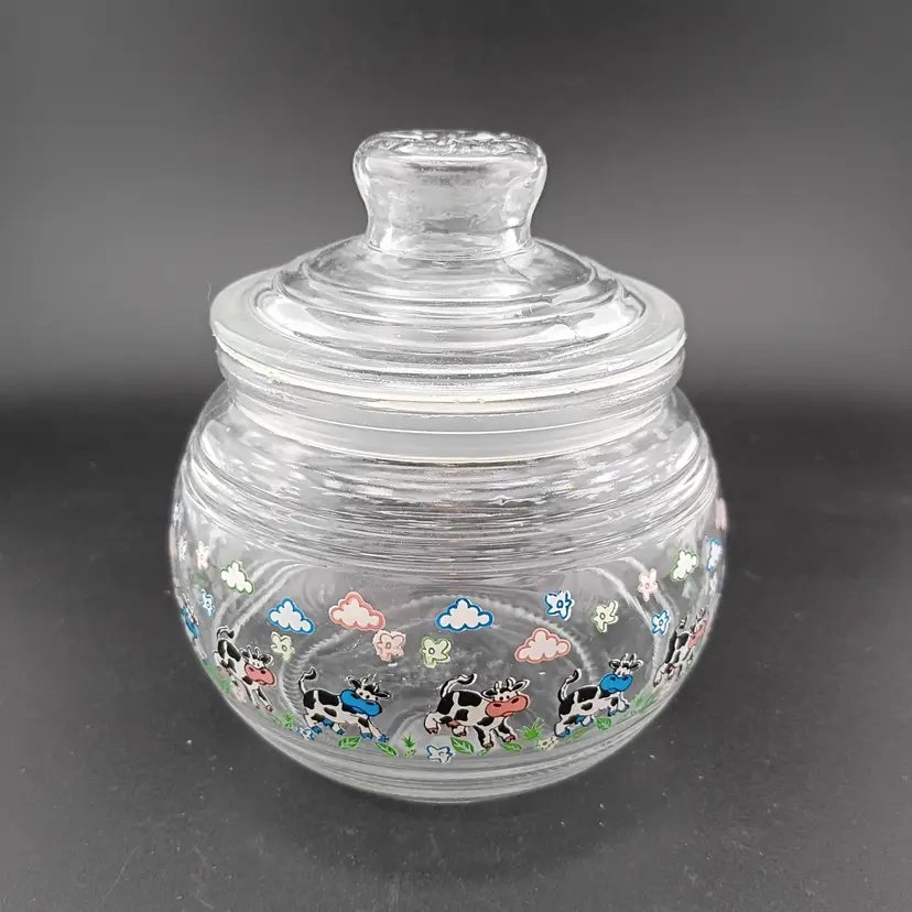 Spring cow candy dish