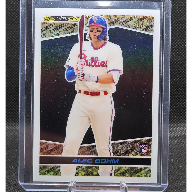 2021 Topps Update Series - Topps Black Gold #BG-24 Alec Bohm Philadelphia Phillies