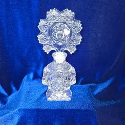 Perfume Bottle Imperial Cut Crystal w/ Stopper Art Deco