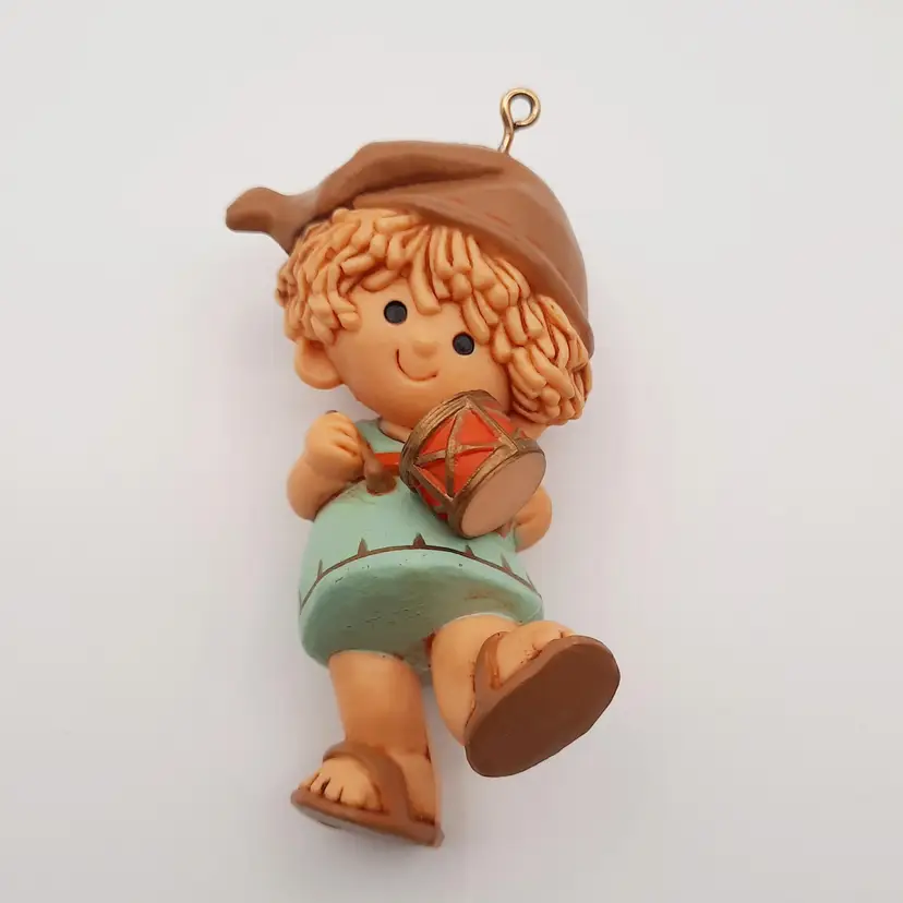 Vintage Christmas Drummer Boy Ornament  80's Hallmark?