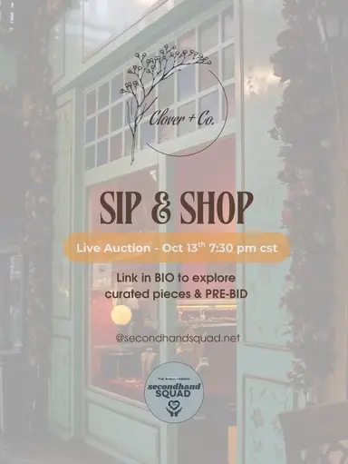 Sip & Shop Live Auction