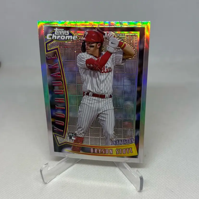 2022 Topps Chrome Youthquake #YQ-17 Bryson Stott (RC) Rookie Phillies