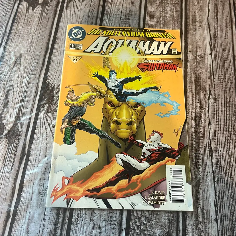 Aquaman 43 DC Comics 1998 Guest-Starring Superman