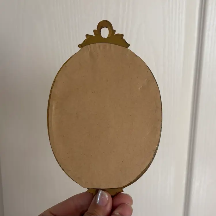 Vintage Small Gold Framed Mirror