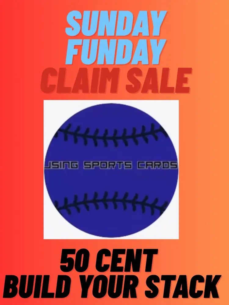 Sunday Funday Claim Sale 