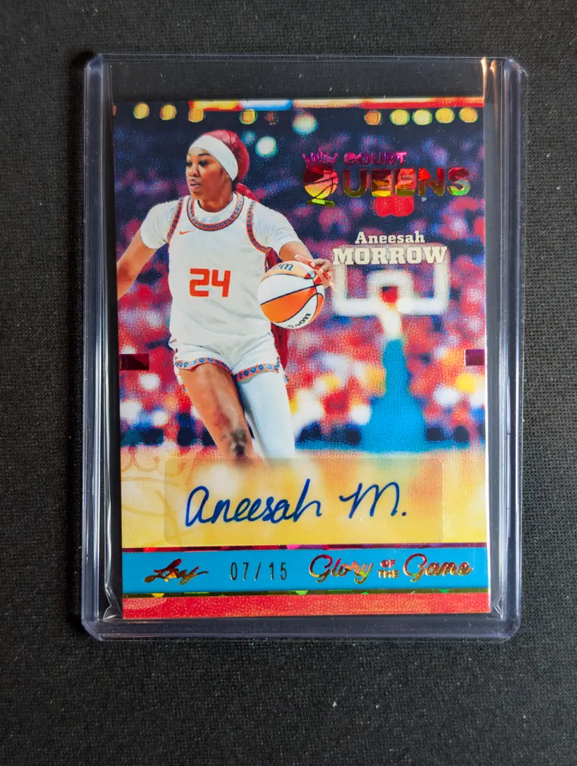 Aneesah Morrow #/15 2025 Leaf Court Queens Glory Of The Game #CQ-AM1 - (A) - LSU Tigers