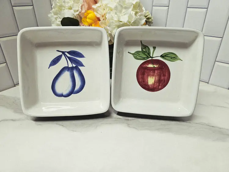 Vintage Square Baking Dishes - Sold Separately