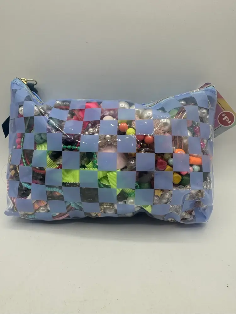 Jewelry Mystery Bag Of All Wearable Good Condition Necklaces And Bracelets - Blue Bag