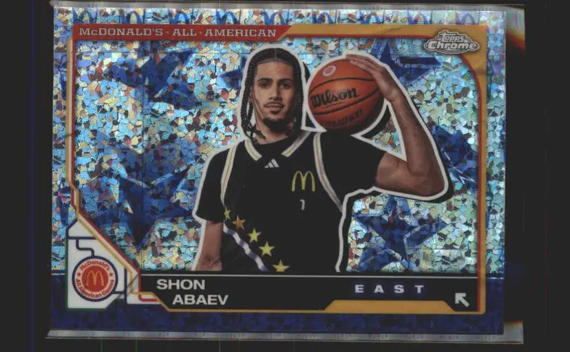 2025 Topps Chrome McDonald's #39 Shon Abaev McFlurry Refractor - (140)