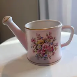 Vintage Lefton Mini Watering Can Planter