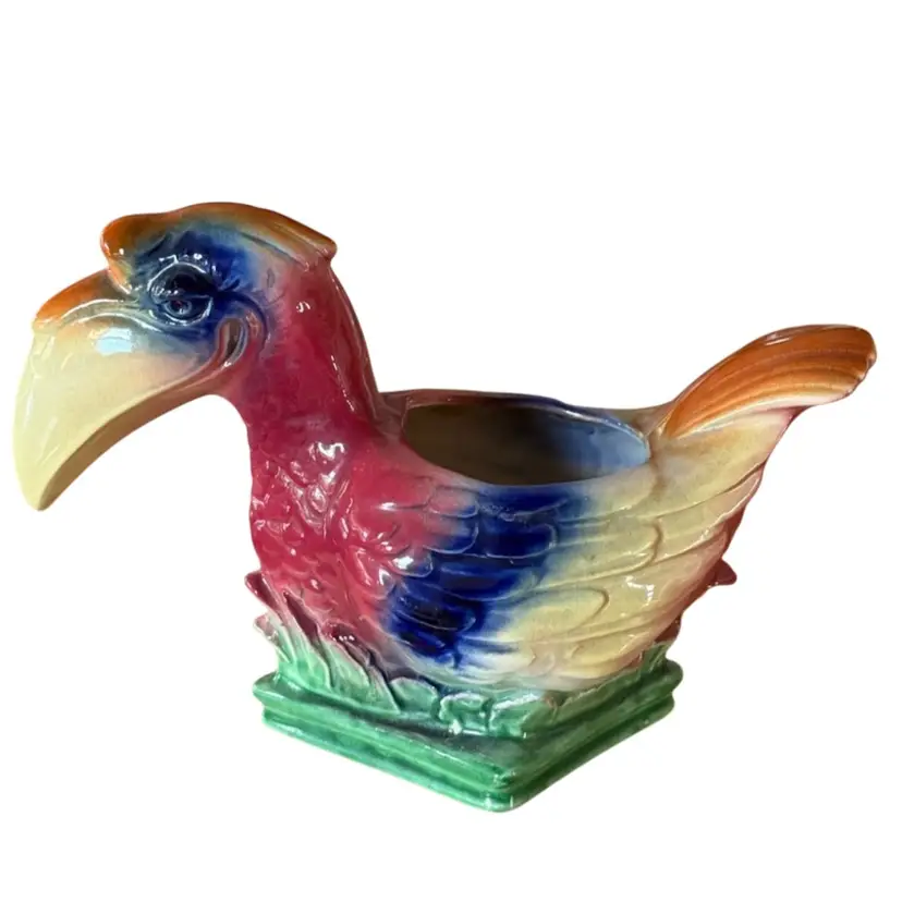1950s Royal Copley toucan planter