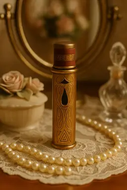 Vintage Fabergé Tigress Brass Perfume Bottle