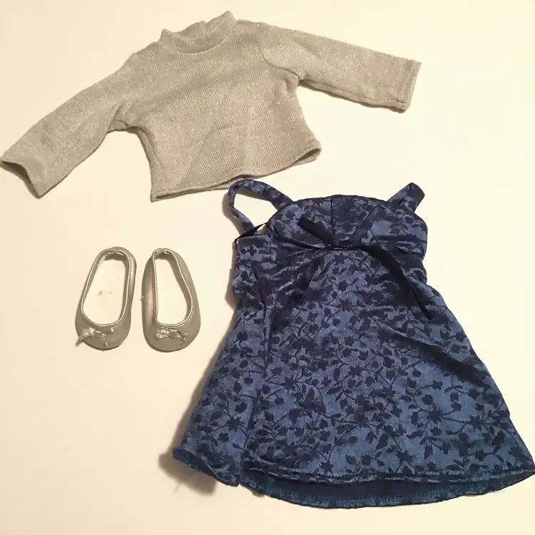 American Girl Sapphire Party Dress Just Like You (A28-25)
