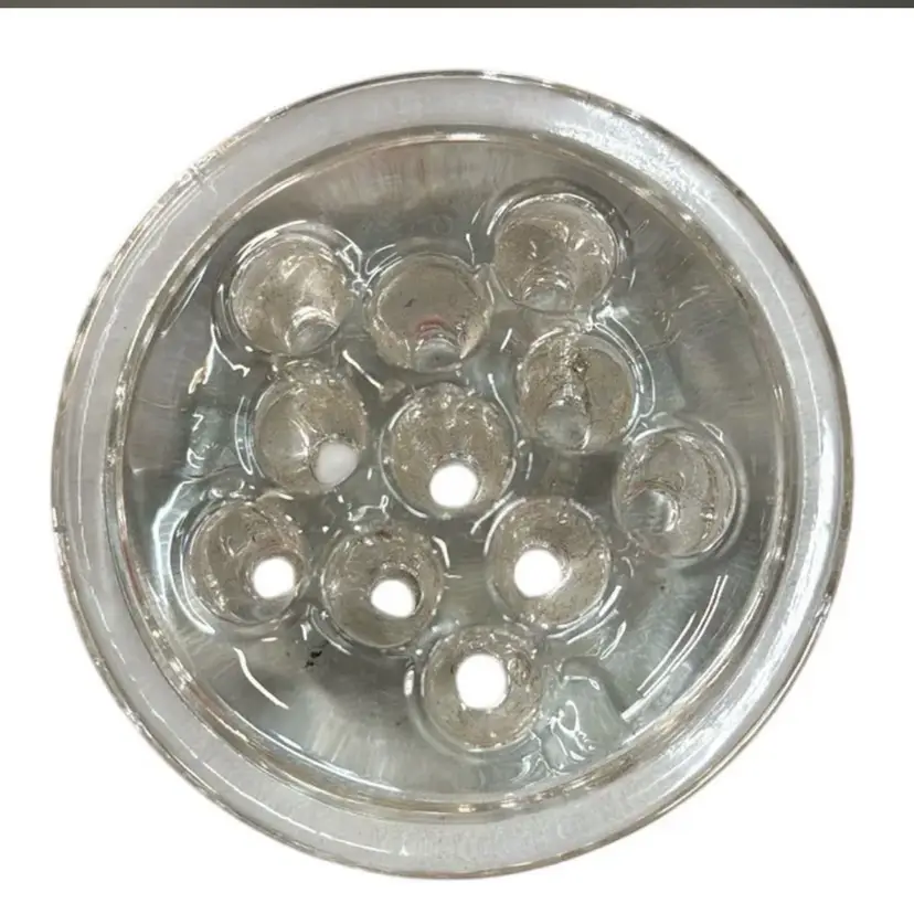 Small Clear Glass Flower Frog
