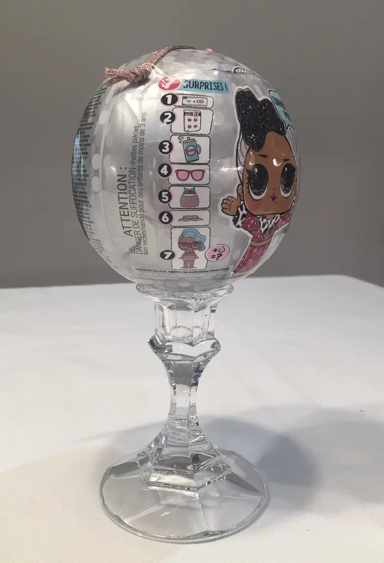 LOL Surprise Bling Holiday Doll PINK Glitter Ornament NEW! 2019