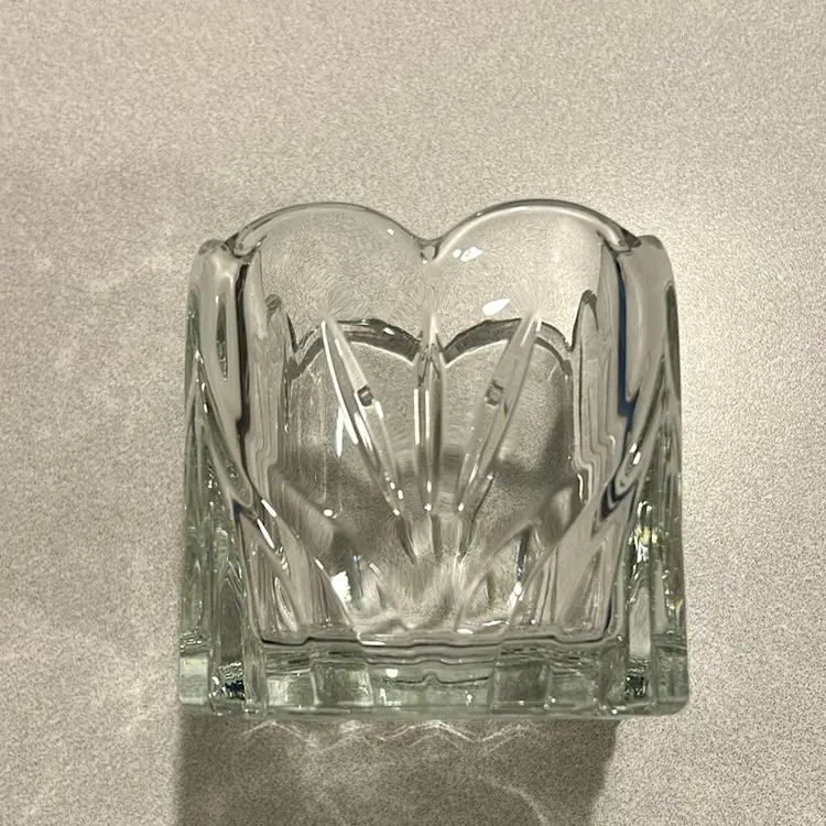 Crystal Square Candle/Votive Holder