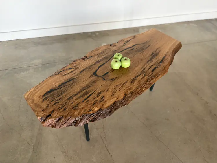 Oak Burl Coffee Table