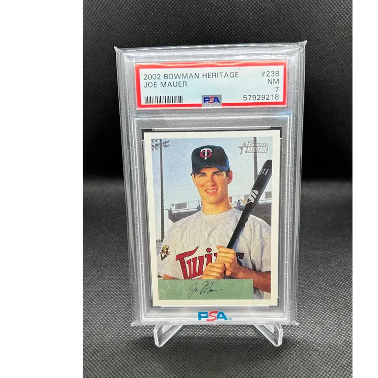 2002 Topps Heritage Joe Mauer RC