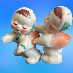 Van Tellingen Hugging Girl Salt Shakers