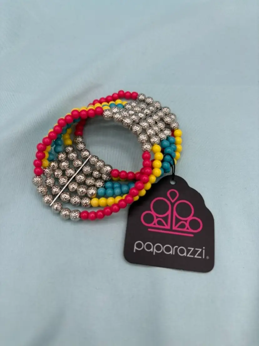 Paparazzi Layer It On Thick Multi Bracelet.